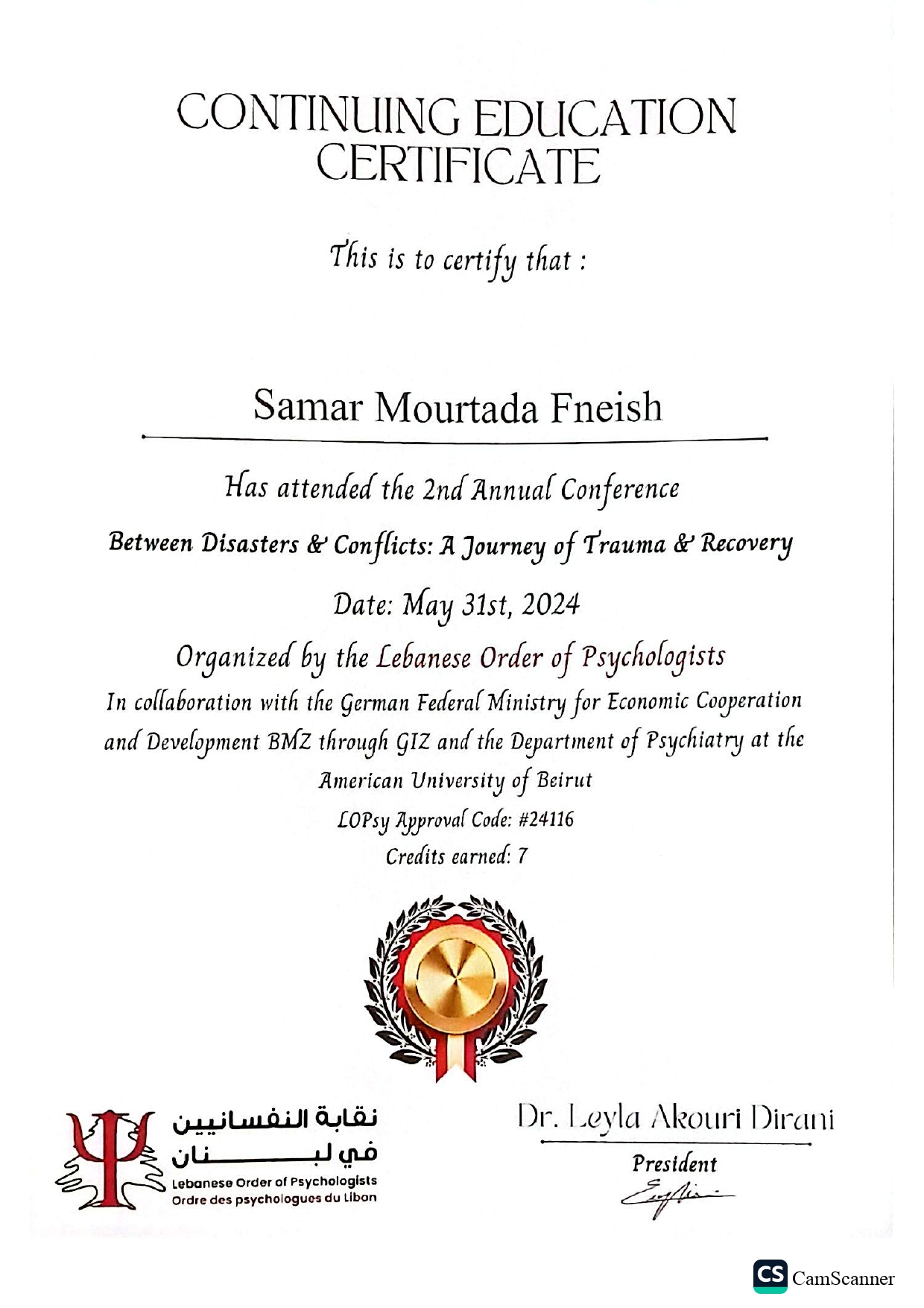 Certificate 6